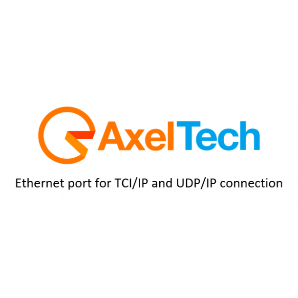 Axel Ethernet port for TCI/IP and UDP/IP connection for FOX MKII