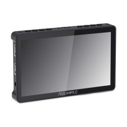 Feelworld F5 PRO-V4 6" Touch Screen DSLR Camera Field Monitor 3D LUT 4K HDMI Input Output Tilt Arm Power