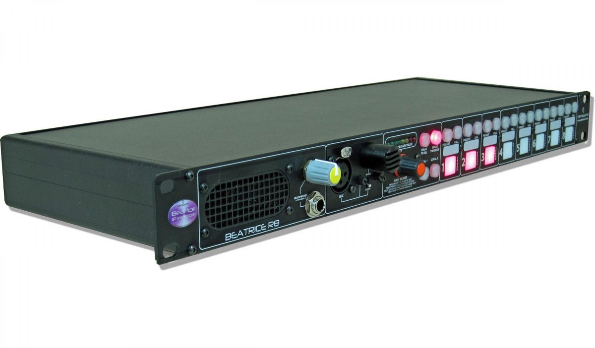 Glensound Beatrice R8 8 Channel Network Audio Rackmount Intercom ...