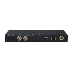 AJA Helo Plus Advanced H.264 Streaming and Recording, RTP/UDP, RTSP, RTMP, RTMPS, HLS, Unicast