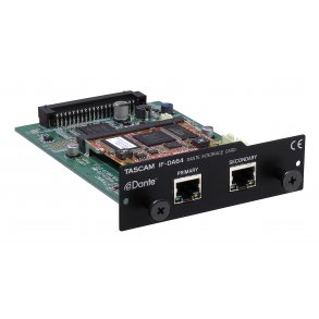 Tascam IF-DA64 DANTE Interface Card for DA-6400/DA-6400DP