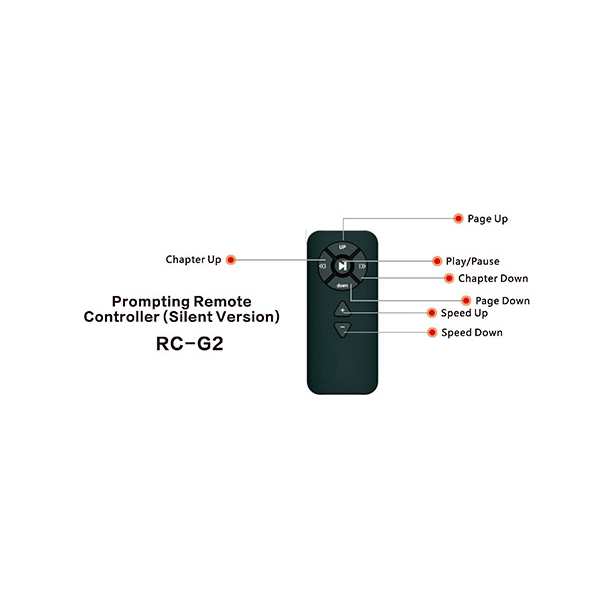 Heroview RC-G2 Optional mute version Teleprompter Remote Controller