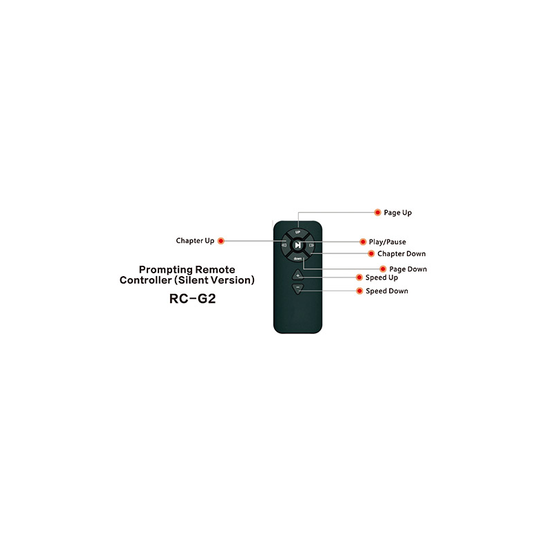 Heroview RC-G2 Optional mute version Teleprompter Remote Controller