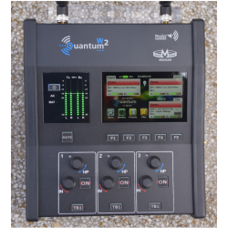 Prodys Quantum2 XL - Portable audio/video codec, 5 MIC/LINE inputs. : 1 AES3 and USB stereo audio