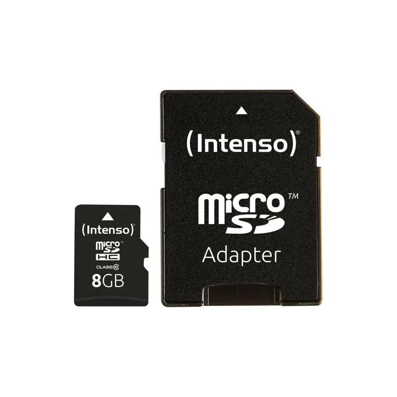 Intenso microSDHC C10 + Adapter - 8GB