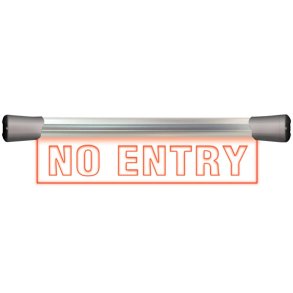 Sonifex LD-40F1NOE LED Single Flush Mounting 40cm NO ENTRY sign