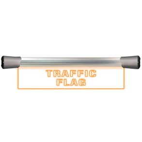 Sonifex LD-40F1TRF LED Single Flush Mounting 40cm TRAFFIC FLAG sign