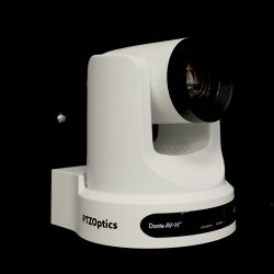 PTZOptics Link 4K, Dante AV-H IP PTZ camera, featuring 20X Optical Zoom, up to a 4K Resolution-white