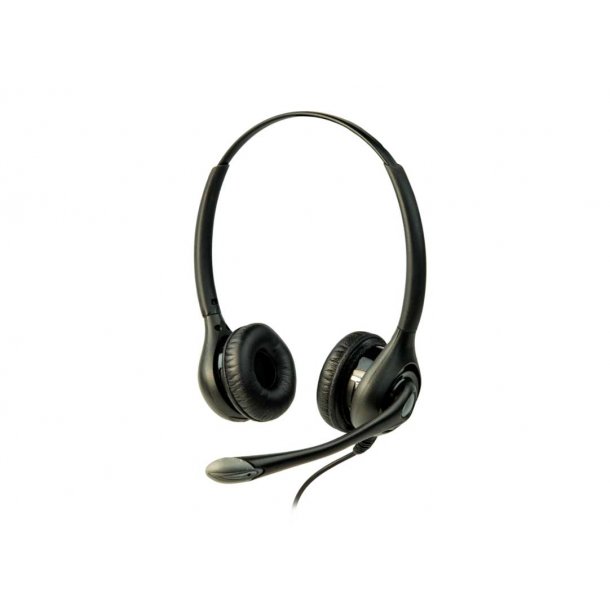 Listen Talk Headset 3 Over Head Dual w/Boom Mic