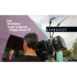 Comrex LiveShot Portable - portable IP video codec for live wireless newsgathering, with V-mount 