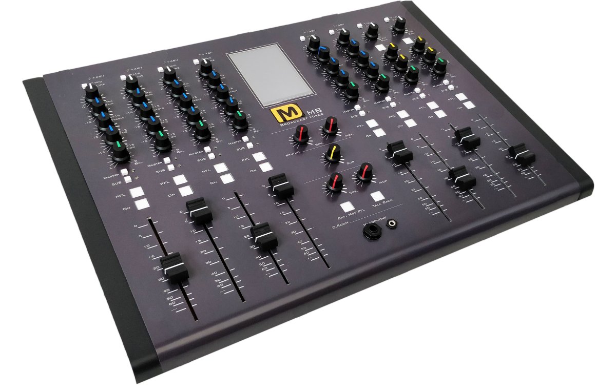 DM Broadcast M8 Compact On Air Broadcast Console - Radio Broadcast