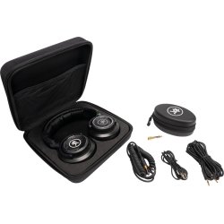 Mackie MC-350 Prof. Closed-Back Headphones incl. 9.8 ft. fabric-jacketed straight cable