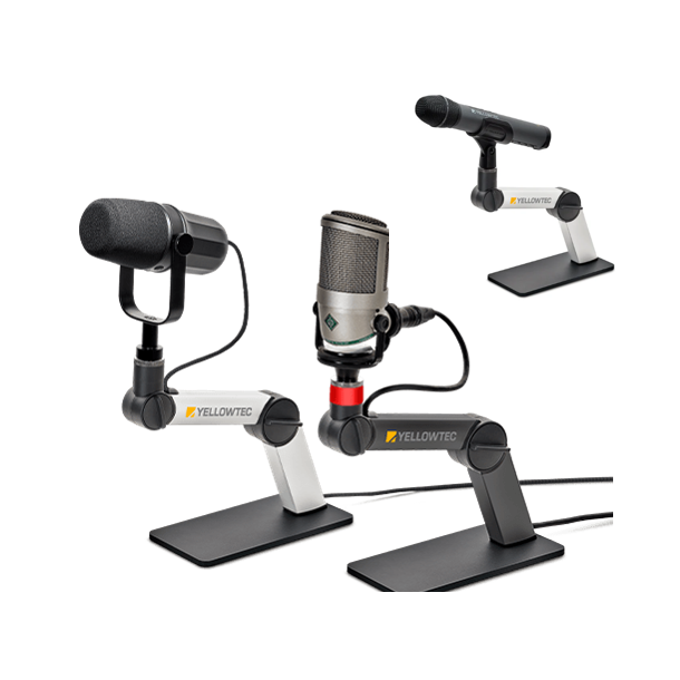 Yellowtec YT3001-XLR  m!ka Table Microphone stand aluminum (with XLR connectors installed)