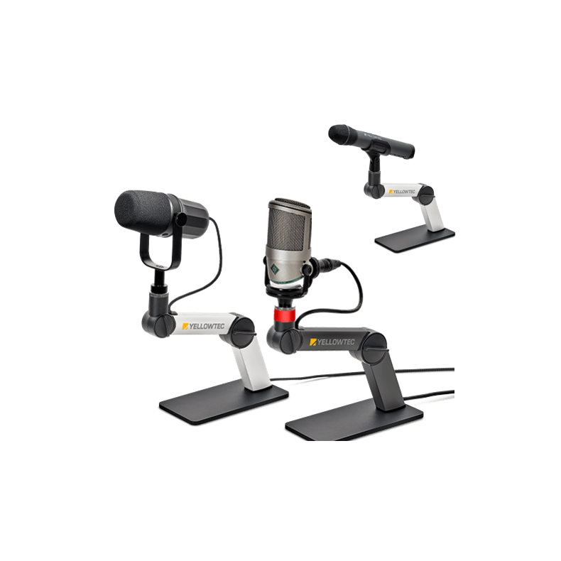 Yellowtec YT3001-XLR  m!ka Table Microphone stand aluminum (with XLR connectors installed)