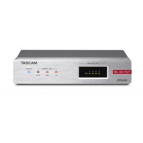 Tascam ML-4D-OOT-E Analogue Dante Converter 4 CH Euroblock