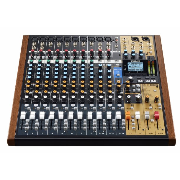 Tascam Model 16 14-Channel Analogue Mixer With 16-Track Digital Recorder