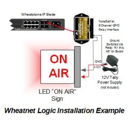 NotaBotYet 6 Channel Relay for Wheatnet or Axia GPIO