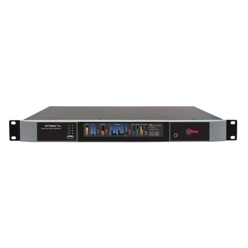 Orban Optimod TRIO FM/AM Digital Audio Processor, 5-band, RDS/RBDS, incl. AoIP Dante OR Ravenna