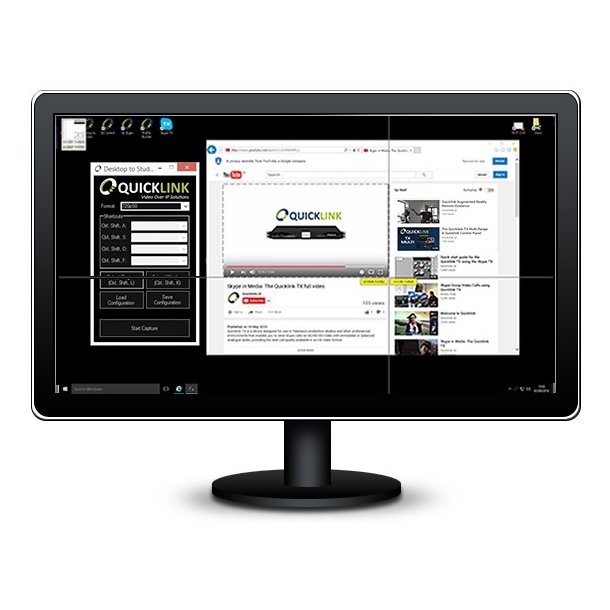 Quicklink Desktop Software Video IP Transmission M Pro Broadcast ApS