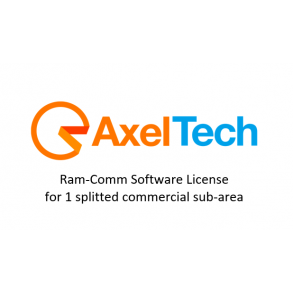Axel RAM-COMM Software License Commercial for 1 splitted commercial sub-area