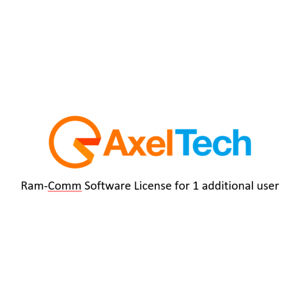 Axel Ram-Comm Software License for 1 additional user