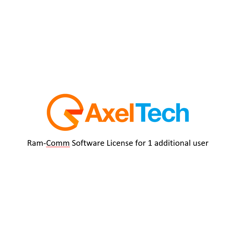 Axel RAM-COMM Software License for 1 additional user