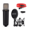 Rde NT1 5th gen. studio condenser microphone in black with both XLR and USB-C