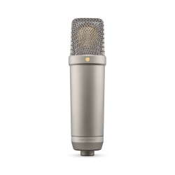 R�de NT1 5th generation  studio condenser microphone in silver with both XLR and USB-C