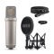 Rde NT1 5th generation  studio condenser microphone in silver with both XLR and USB-C