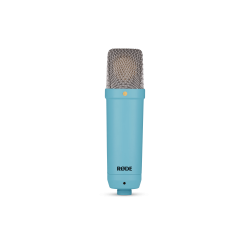 R�de NT1 Studio Vocal Microphone Condenser mic, cardioid incl. SM6 und 6m XLR-cable-blue