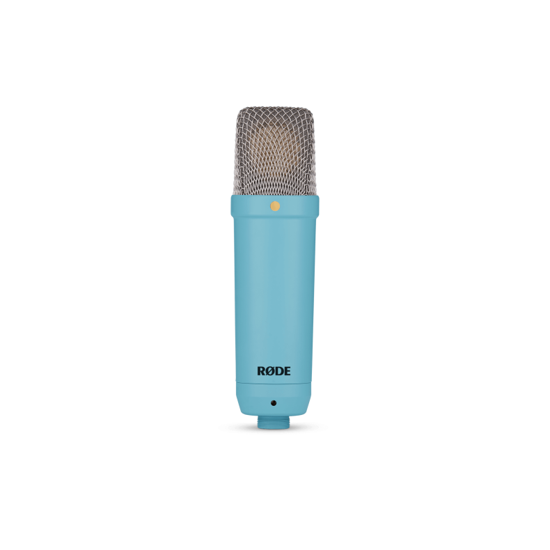 R�de NT1 Studio Vocal Microphone Condenser mic, cardioid incl. SM6 und 6m XLR-cable-blue