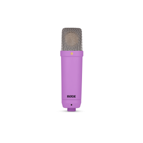 Rde NT1 Studio Vocal Microphone Condenser mic, cardioid incl. SM6 und 6m XLR-cable-purple