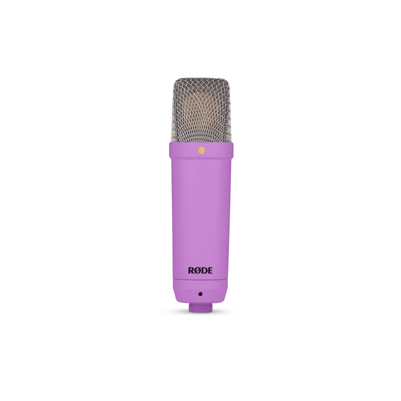 R�de NT1 Studio Vocal Microphone Condenser mic, cardioid incl. SM6 und 6m XLR-cable-purple