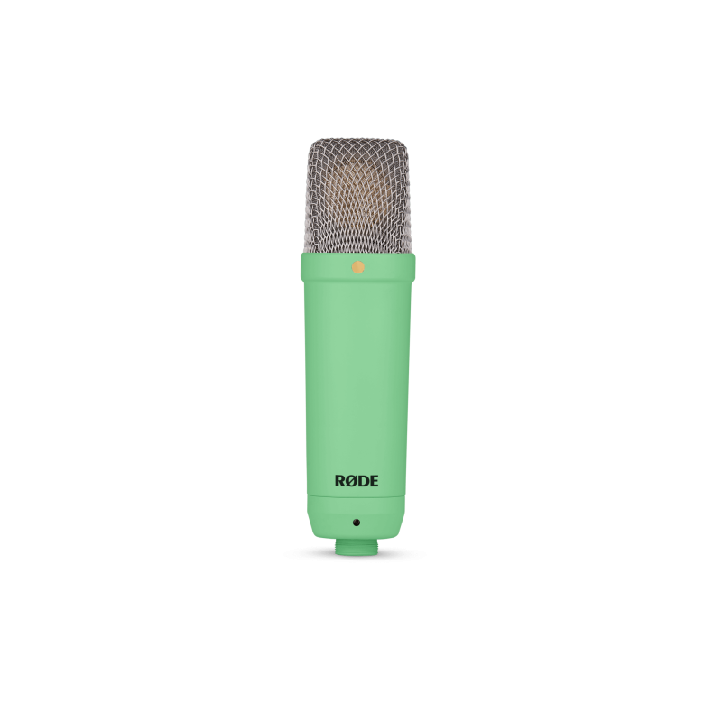 R�de NT1 Studio Vocal Microphone Condenser mic, cardioid incl. SM6 und 6m XLR-cable-green
