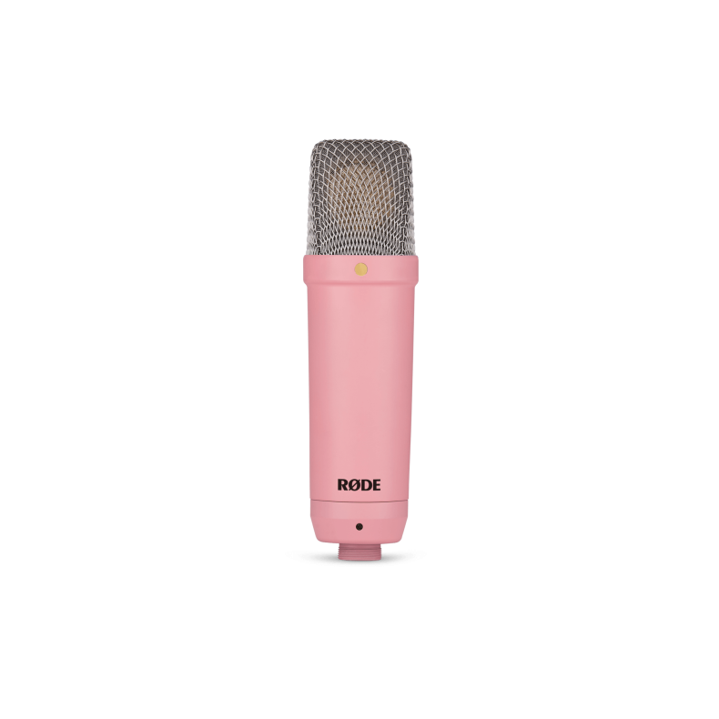 R�de NT1 Studio Vocal Microphone Condenser mic, cardioid incl. SM6 und 6m XLR-cable-pink
