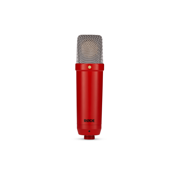 Rde NT1 Studio Vocal Microphone Condenser mic, cardioid incl. SM6 und 6m XLR-cable-red