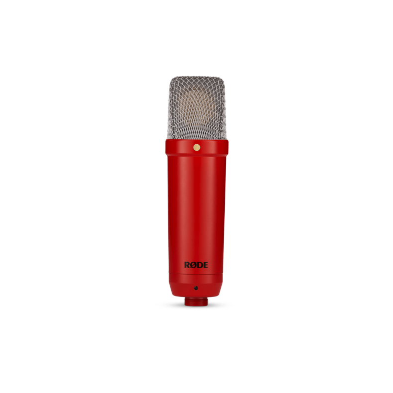 R�de NT1 Studio Vocal Microphone Condenser mic, cardioid incl. SM6 und 6m XLR-cable-red