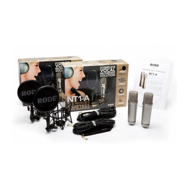 R�de NT1A-MP Matched Pair Studio Vocal Condenser Microphone