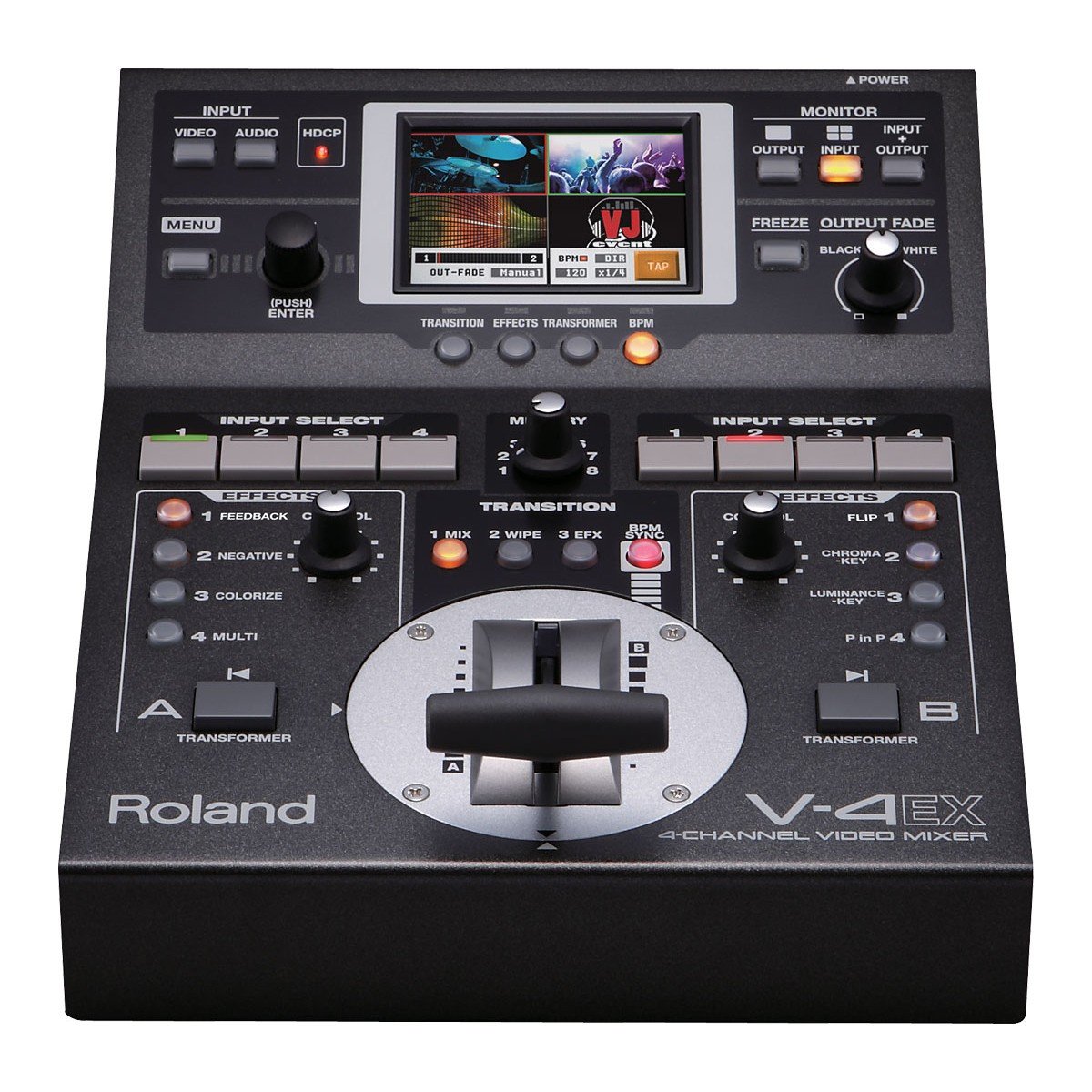 Roland V-4EX 4 CH HDMI Video Switcher with embedded audio - Video