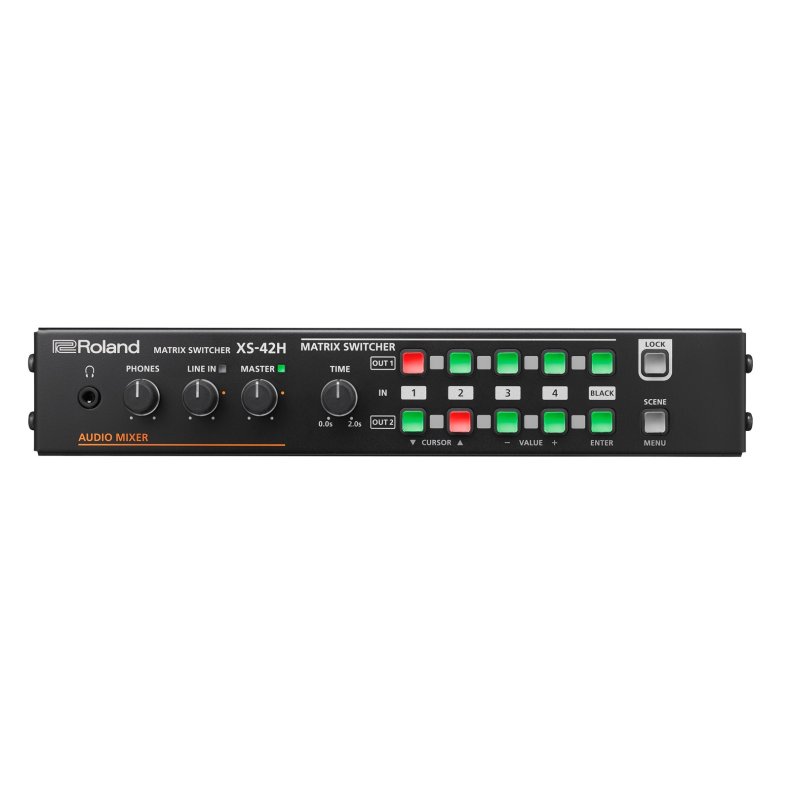 Roland XS-42H Matrix Switcher, 4 IN / 2 OUT with HDBaseT