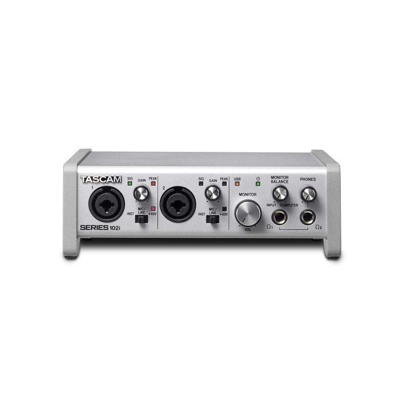 Tascam SERIES 102i USB Audio/MIDI Interface With DSP Mixer (10 in, 4 out)