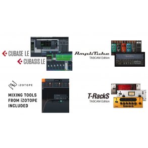 Tascam SERIES 208i USB Audio/MIDI Interface With DSP Mixer (20 in, 8 out)