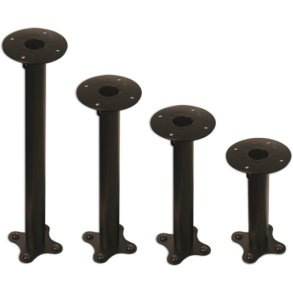 Sonifex S2 Solutions Monitor Speaker Stands MS40, 40cm High, Black, Pair