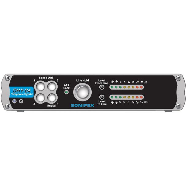 Sonifex DHY-04 Telephone Hybrid Single Automatic Digital TBU, AES/EBU & Analogue I/O With Ethernet