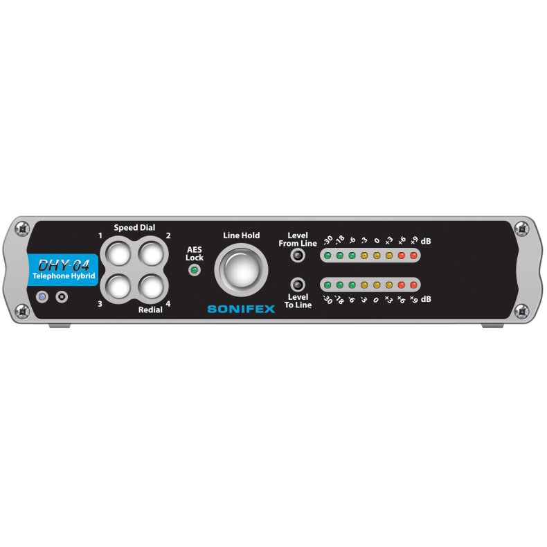 Sonifex DHY-04 Telephone Hybrid Single Automatic Digital TBU, AES/EBU &amp; Analogue I/O With Ethernet