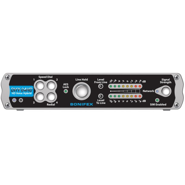 Sonifex DHY-04HD Single Automatic HD Voice & GSM Hybrid, AES/EBU & Analogue I/O With Ethernet