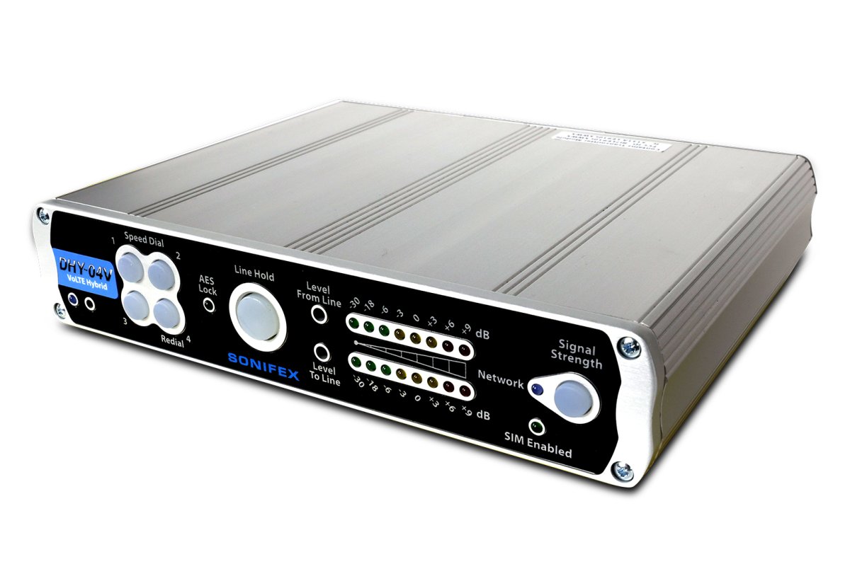Sonifex Digital VoLTE 4G/3G/2G TBU, AES/EBU, Analogue, Ethernet, Rack ...