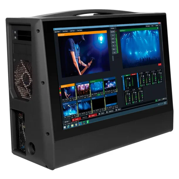 vMix Turbo X 12GPortable vMix Based 4 channel 12G SDI workstation Portable Live Prod. Case  17