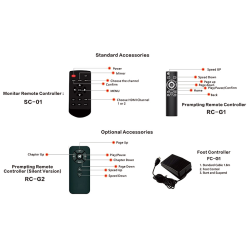 Heroview SPEECH-191600(Single/HDMI) 19 inch speech teleprompter ,with ultra clear monitor,1600 nits 