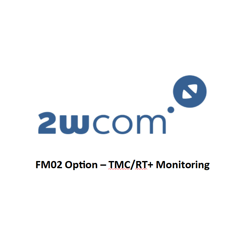 2wcom TMC/RT+ Monitoring Option for FM02 Demudolator